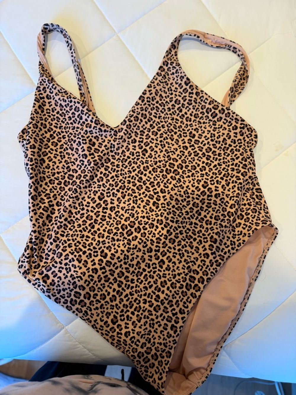 Show me your mumu Leopard Print One-Piece Swimsuit in Light Brown